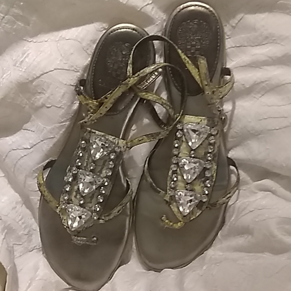 Rhinestone embellished flats